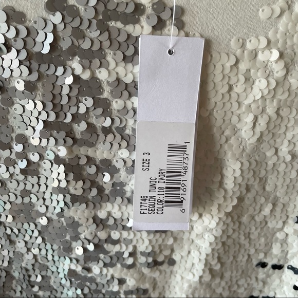🩶Joan Vass Sequin Tunic (XL) - Picture 7 of 7
